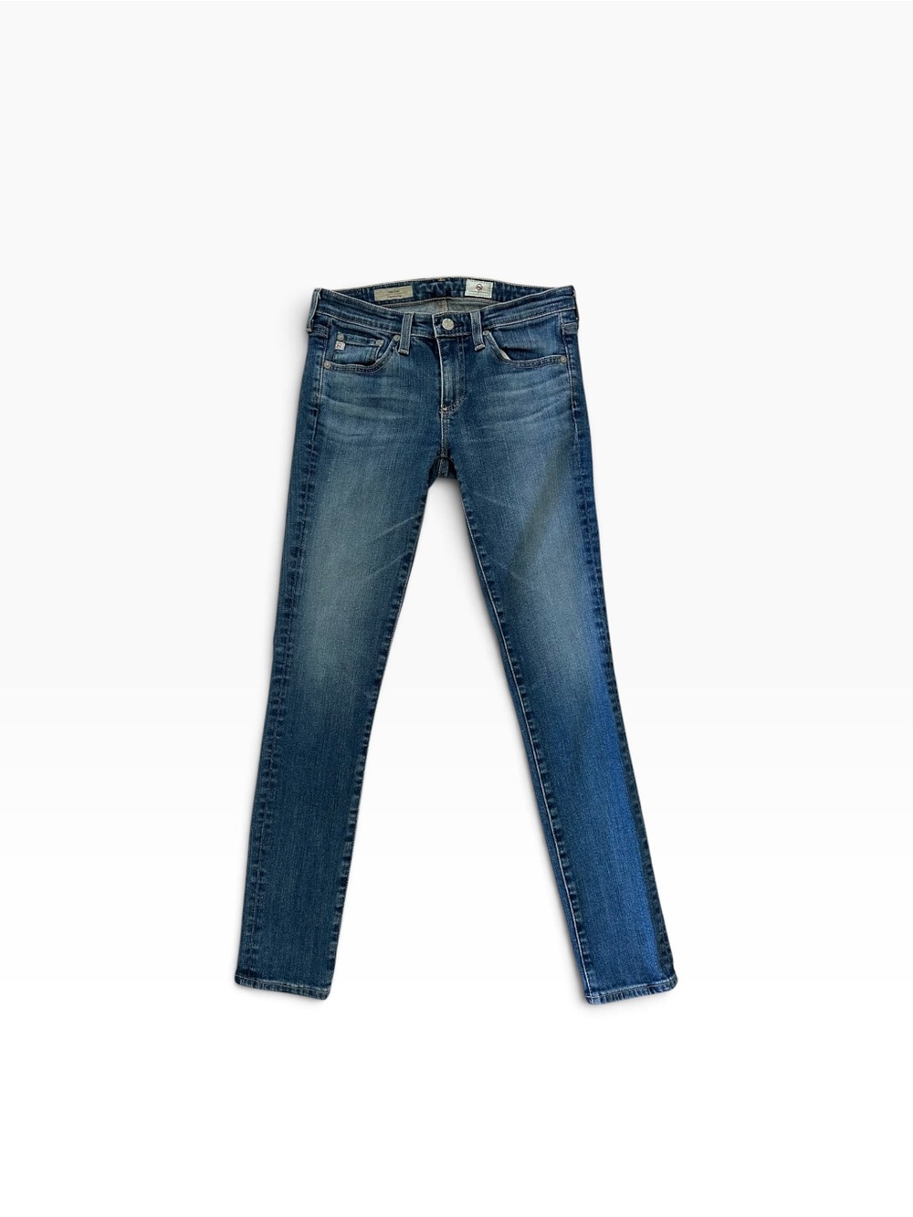 AG Adriano Goldschmied The Stilt Cigarette Leg Jeans Medium Wash Inseam 30
